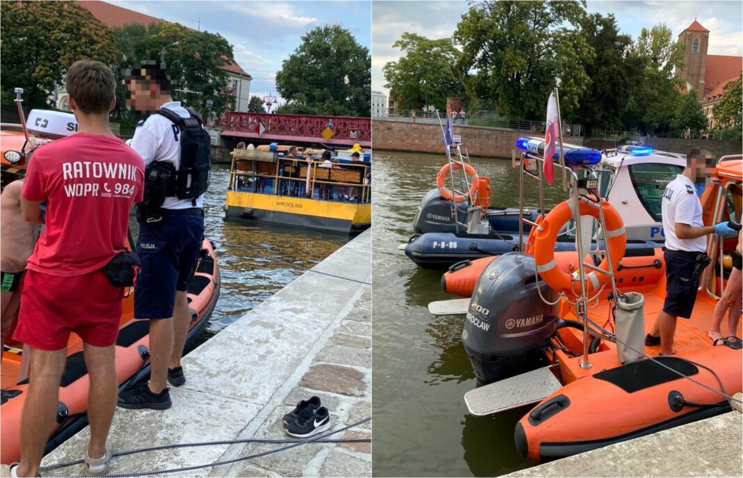 Wrocław: Pijany 40-latek wskoczył do Odry, aby się ochłodzić. Omal nie utonął!