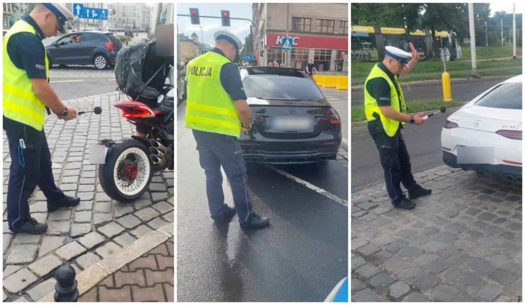 Wrocławska policja sprawdziła, jak hałasują motocykle i auta